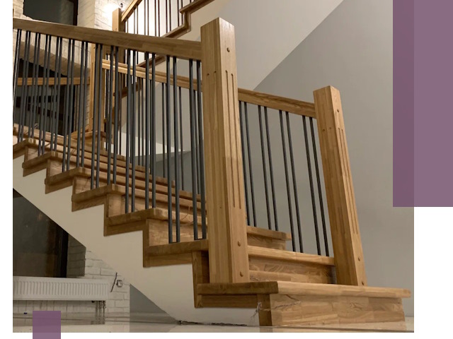 Реставрация деревянных и металлических лестниц в Подольске