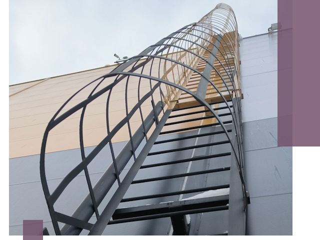 Изготовление и монтаж пожарных лестниц в Подольске профессионально