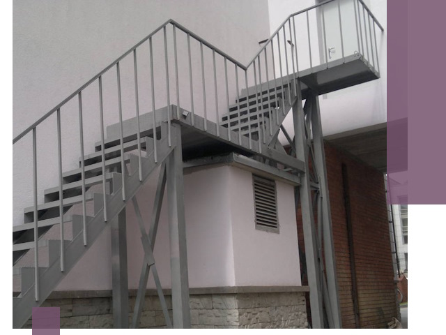 Монтаж пожарных лестниц под ключ в Подольске с гарантией качества