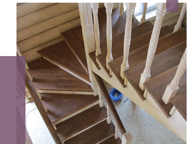 Реставрация деревянных лестниц в Подольске от 4376 руб.