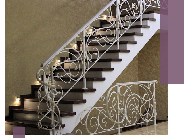 Кованые лестницы под ключ в Подольске — изготовление и монтаж