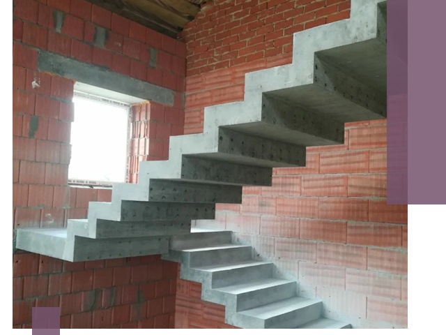 Бетонные лестницы под ключ в Подольске: монтаж, демонтаж, ремонт