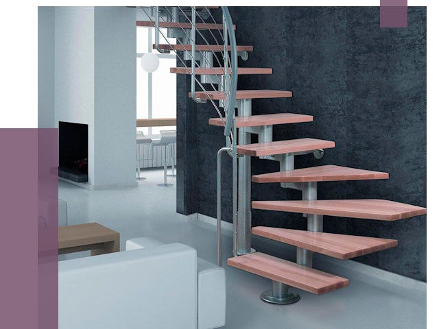 Модульные лестницы в Подольске от 17190 руб. — купить в ПРОЛЁТ-Пдл