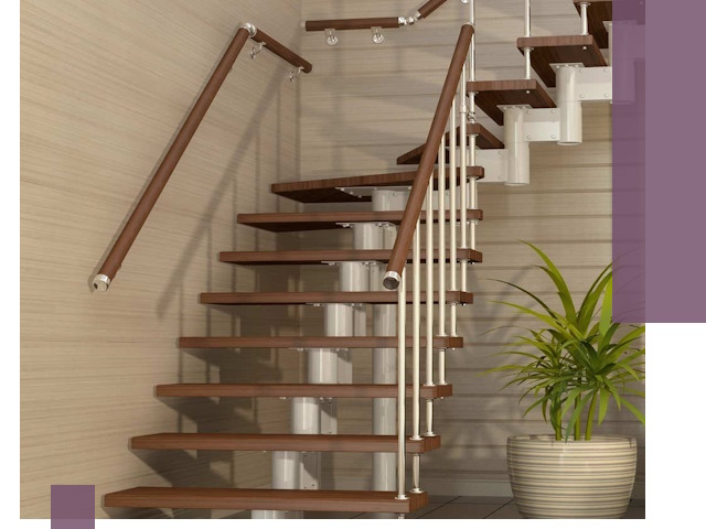 Изготовление модульных лестниц под ключ в Подольске