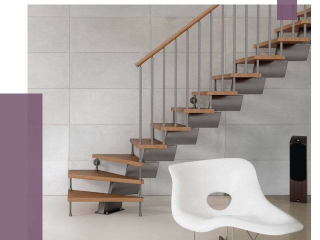 Монтаж модульных лестниц в Подольске от 6459 руб. 