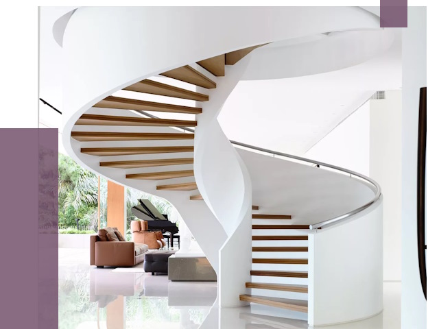 Винтовые лестницы в Подольске под ключ от 49486 руб. | ПРОЛЁТ-Пдл