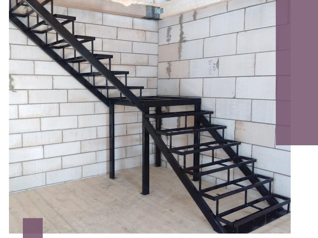 Лестницы на металлокаркасе под ключ в Подольске — изготовление и монтаж