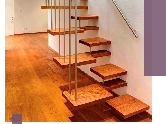 Лестницы «гусиный шаг» на заказ в Подольске для узких пространств