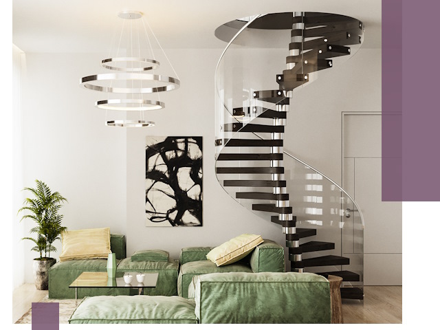 Лестницы для двухуровневой квартиры в Подольске — изготовление и монтаж