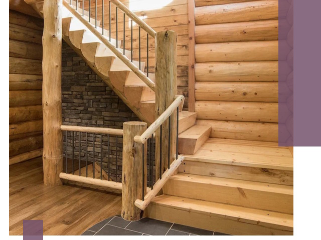 Лестницы в баню под заказ и профессиональный монтаж в Подольске