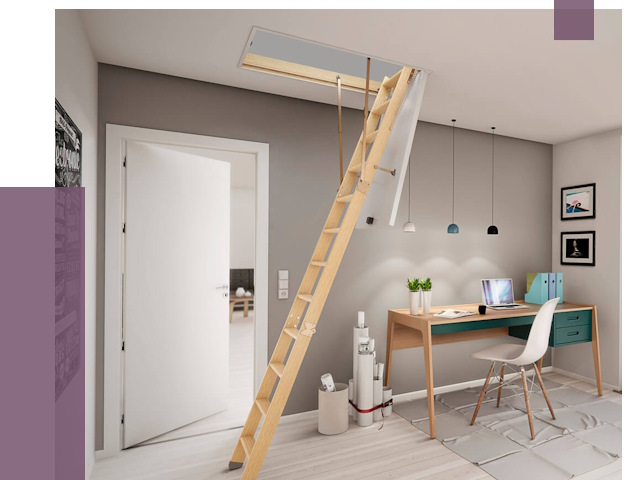 Чердачные лестницы в Подольске — от 14846 руб. | ПРОЛЁТ-Пдл