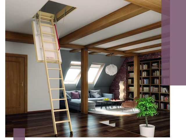 Чердачные лестницы под ключ в Подольске: изготовление и монтаж