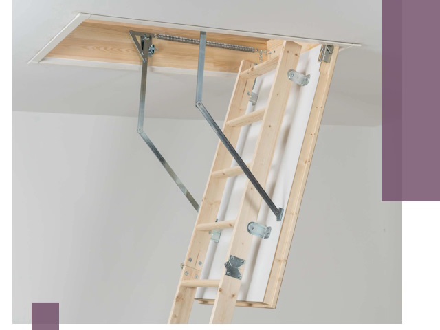 Установка чердачной лестницы под ключ в Подольске