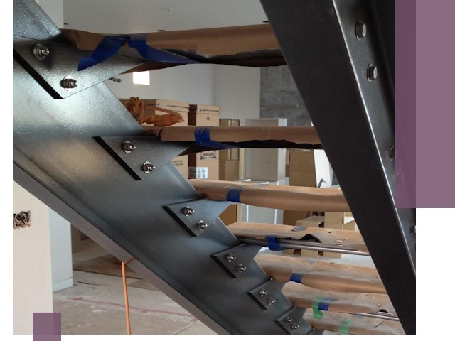 Усиление лестничных конструкций и усиление опор в Подольске