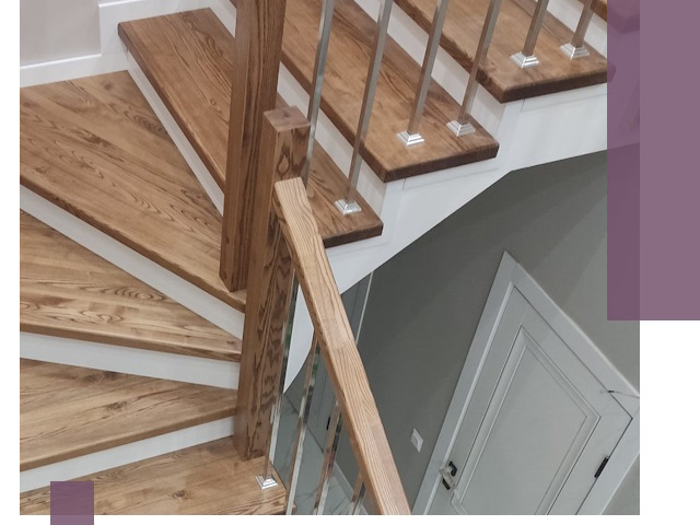 Обшивка металлических лестниц под ключ в Подольске