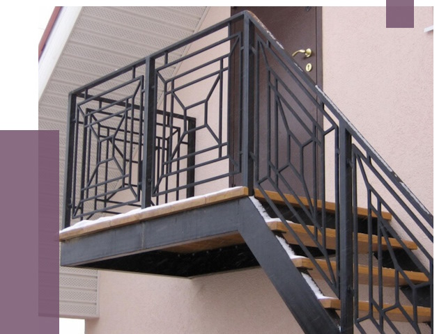 Металлические перила в Подольске от 4376 руб.  | ПРОЛЁТ-Пдл