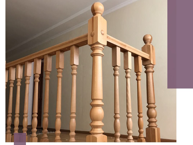 Деревянные перила на заказ в Подольске: монтаж и изготовление