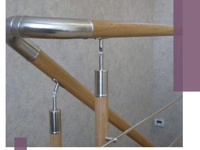 Комбинированные перила на заказ в Подольске — монтаж и производство