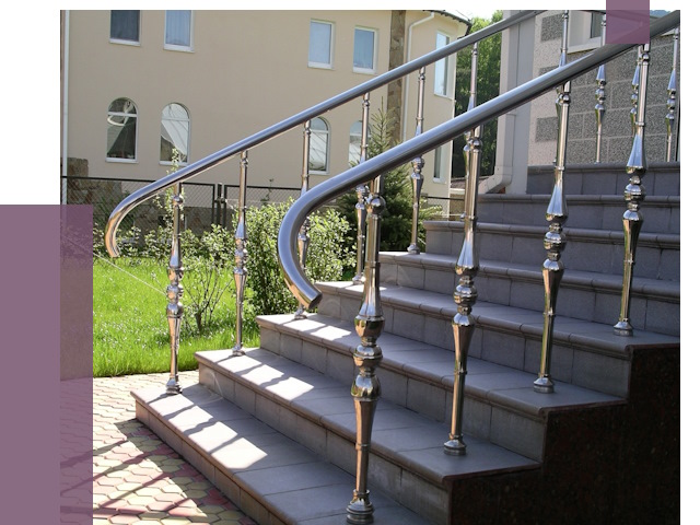 Перила для крыльца в Подольске от 10939 руб. — монтаж ПРОЛЁТ-Пдл