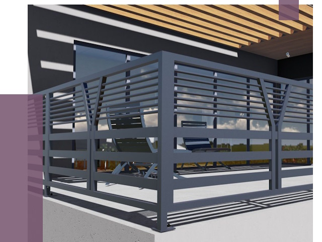 Изготовление балконных ограждений в Подольске от 10939 руб. | ПРОЛЁТ-Пдл