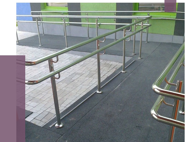 Ограждения пандусов в Подольске от 4428 руб. монтаж | ПРОЛЁТ-Пдл