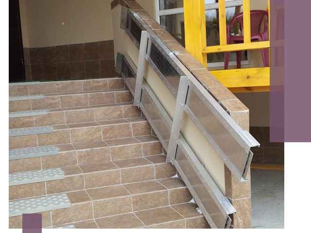 Откидные пандусы под ключ в Подольске — монтаж и демонтаж