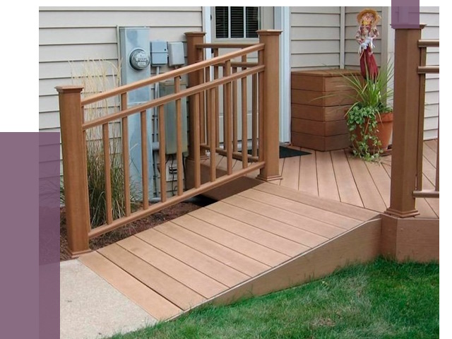 Пандус на крыльцо в Подольске под ключ от 7918 руб.