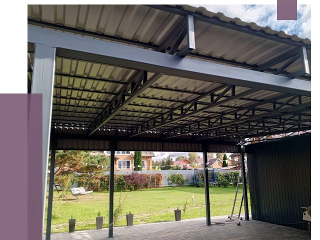 Монтаж навесов в Подольске от 7501 руб. — установка навеса | ПРОЛЁТ-Пдл