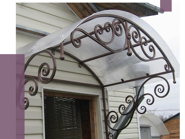 Изготовление козырьков в Подольске от 7501 руб. — заказать | ПРОЛЁТ-Пдл