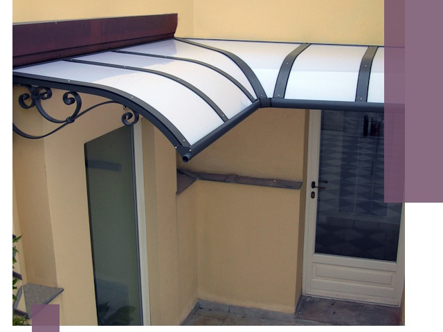 Монтаж козырьков любой сложности в Подольске под ключ