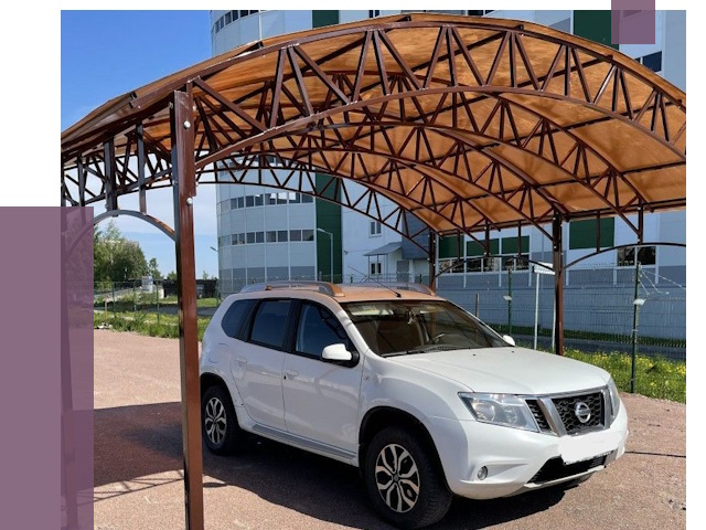 Недорогие навесы в Подольске от 43756 руб. | ПРОЛЁТ-Пдл