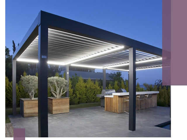 Навесы отдельно стоящие под ключ в Подольске из металла и поликарбоната