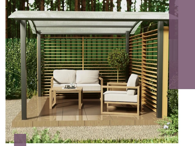 Навесы для дачи в Подольске: изготовление, монтаж и демонтаж