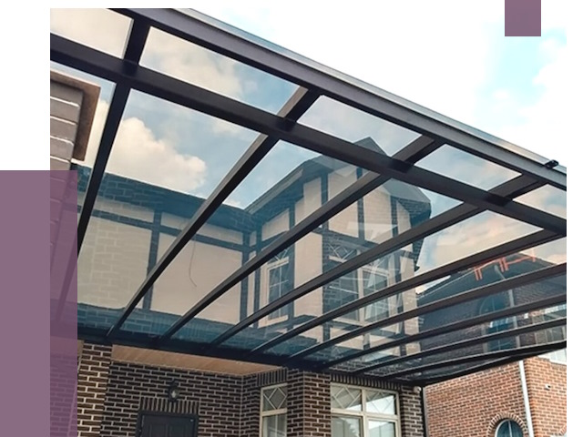 Навесы из поликарбоната в Подольске от 8772 руб. под ключ — ПРОЛЁТ-Пдл