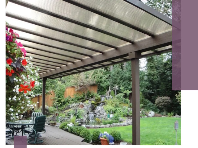 Навесы из поликарбоната под ключ в Подольске быстро и надёжно