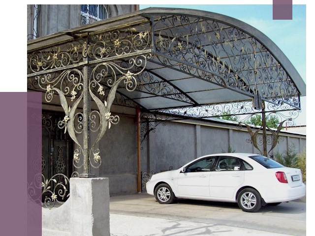 Кованые навесы в Подольске от 14846 руб. | ПРОЛЁТ-Пдл
