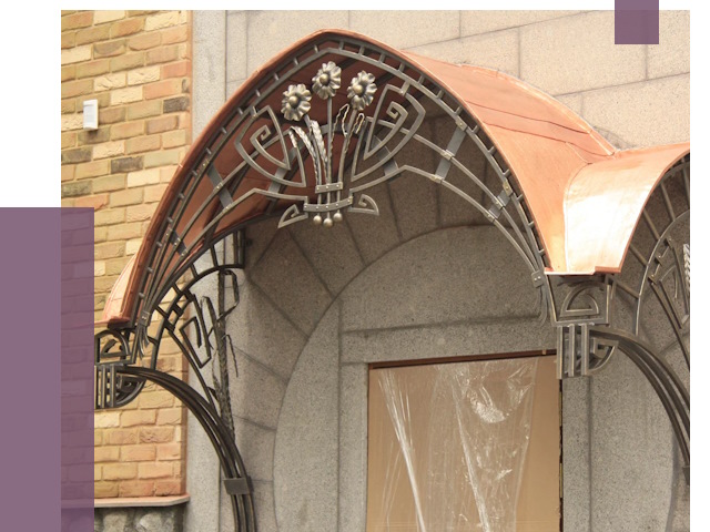 Арочные козырьки в Подольске от 14846 руб. 