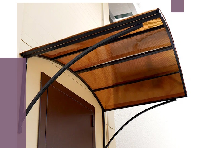 Недорогие козырьки в Подольске от 7730 руб.  | ПРОЛЁТ-Пдл