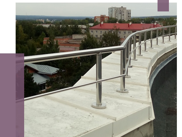 Парапеты и ограждения кровли в Подольске от 5053 руб. 