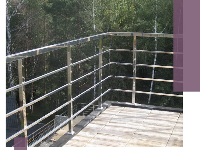 Парапеты из нержавеющей стали в Подольске — изготовление и монтаж