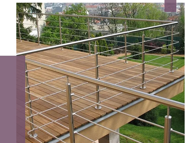 Алюминиевые парапеты в Подольске под ключ от 7918 руб. 