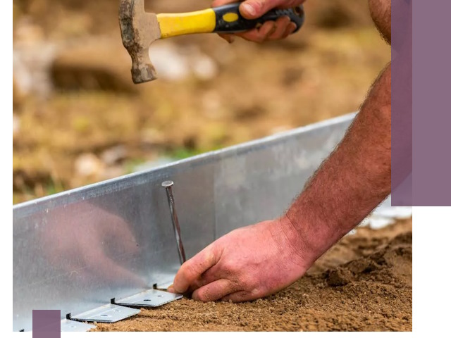 Монтаж металлических бордюров в Подольске быстро и качественно