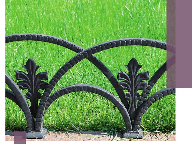 Декоративные металлические бордюры под ключ в Подольске