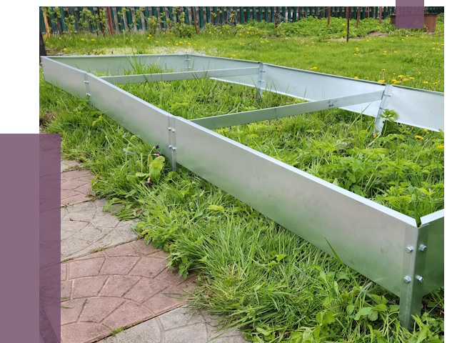 Металлические бордюры для грядок в Подольске от 1823 руб. 