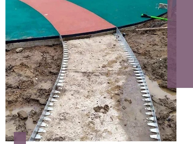 Металлические бордюры для дорожек в Подольске — монтаж и изготовление