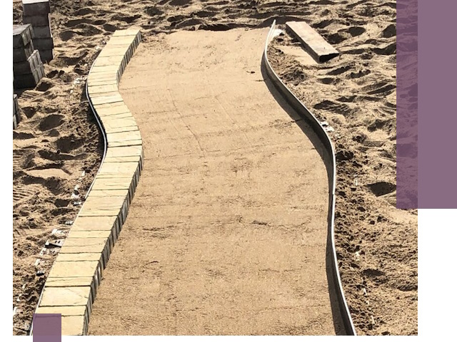 Металлические бордюры для тротуаров в Подольске — прочные и долговечные