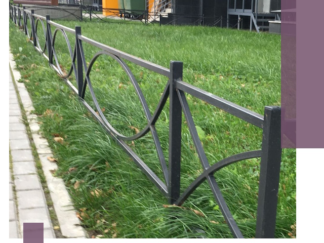 Газонные ограждения из металла в Подольске — монтаж и продажа
