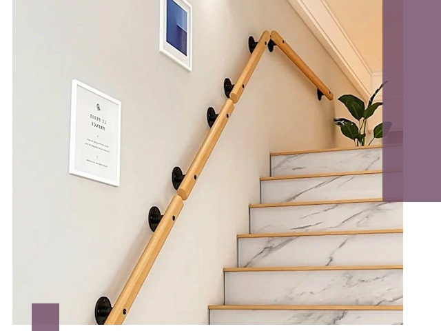 Поручни металлические и деревянные под ключ в Подольске