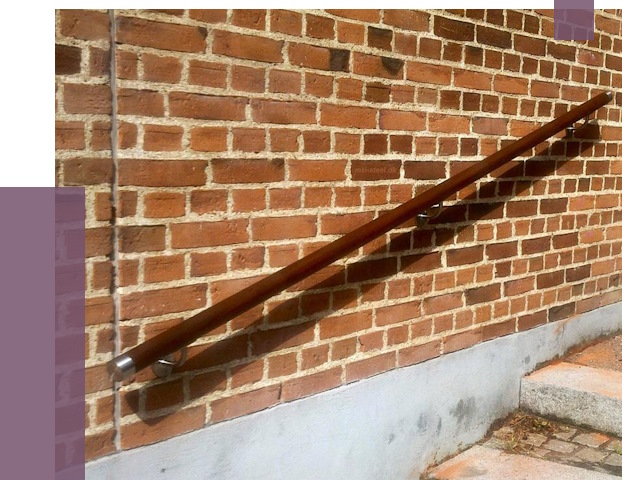 Изготовление пристенных поручней в Подольске от 4532 руб. — ПРОЛЁТ-Пдл