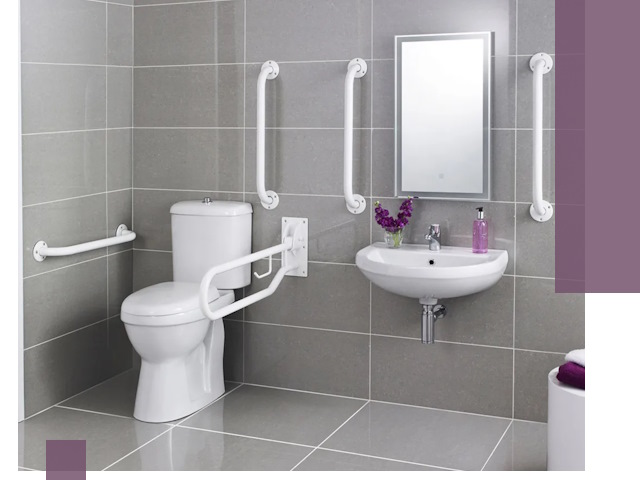 Поручни для санузлов в Подольске: установка, ремонт и монтаж